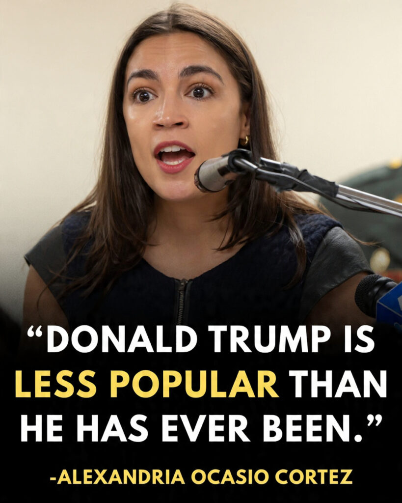Ocasio-Cortez Criticizes Trump’s Approval Ratings, but Supporters Point to a More Nuanced Political Landscape
